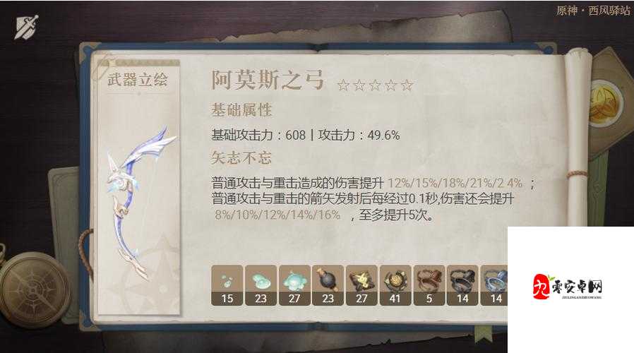 原神阿莫斯之弓值得抽吗?阿莫斯之弓武器测评介绍及资源管理策略
