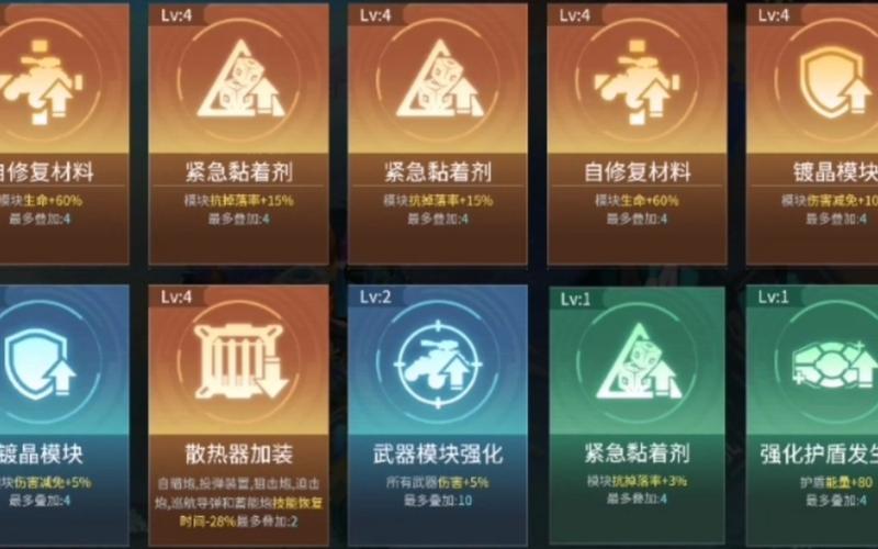 重装上阵近战模块大全,近战模块功能深度解析