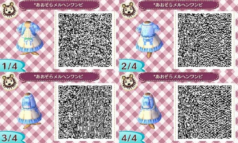 集合啦动物森友Fate衣服二维码 NS动物之森服装QR码分享有什么新玩法?